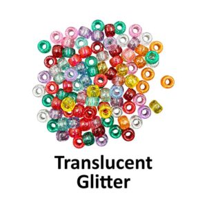Colourful Beads - #01 Translucent Glitter
