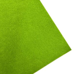 Hard Felt Cloth 2MM 30cm x 30cm - 09 Lime Green