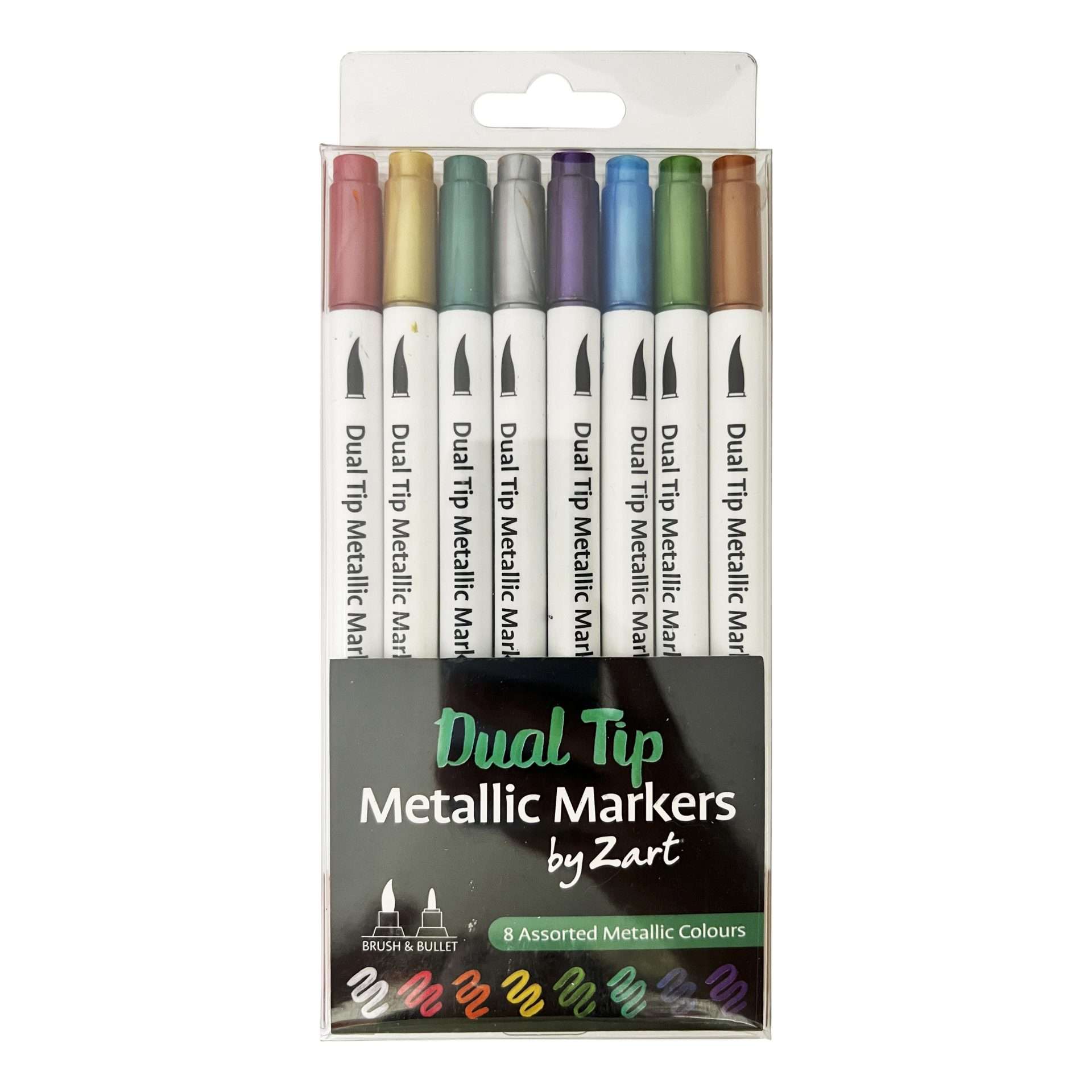 Dual Tip Metallic Markers