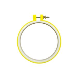 Embroidery Frame - Plastic, 10.5cm (Yellow)