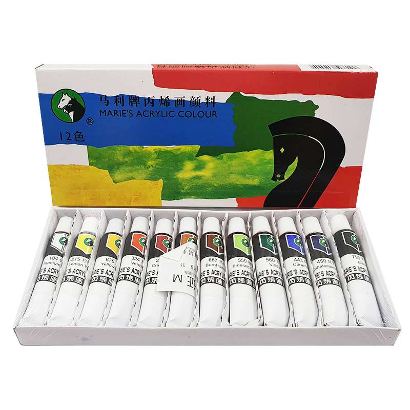 Maries Acrylic Colour Set 12ml