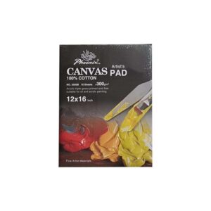 Phoenix Canvas Texture Pad (10 Sheets) - Canvas Pad 12" x 16"