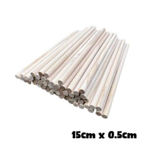 Ice Cream Stick (50pcs) - Round Stick