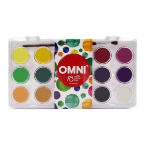 Omni Watercolour Cake - 18 Col