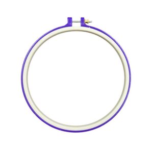 Embroidery Frame - Plastic, 18cm (Purple)