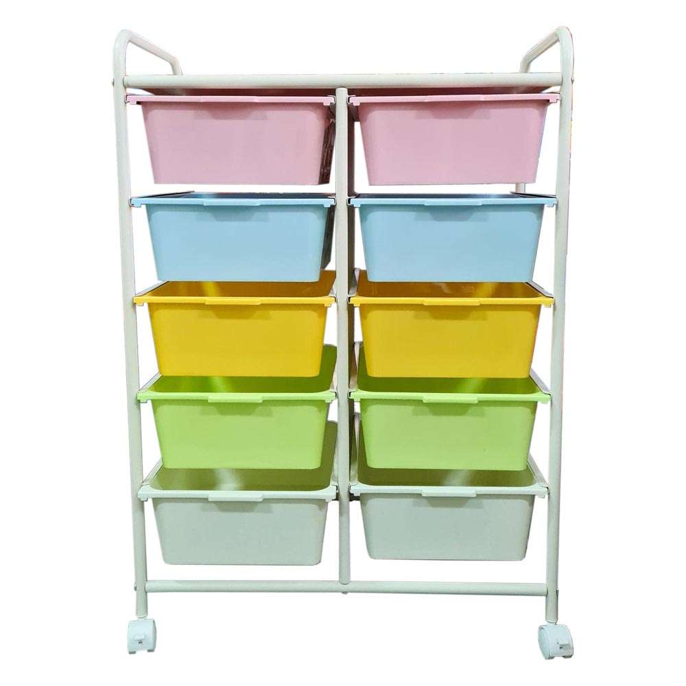 Mobile Storage Tray Rack