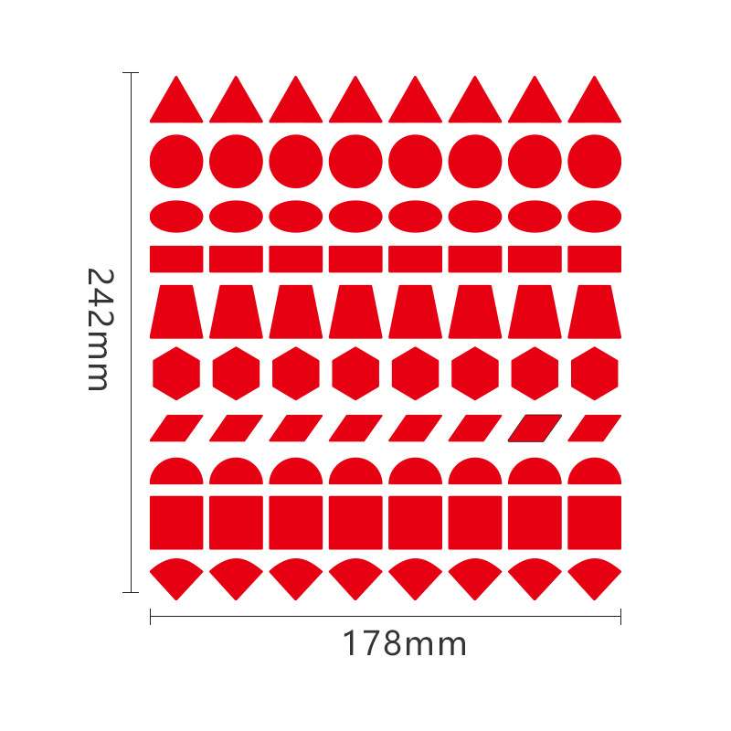 Geometry Sticker 10/20/30mm x 3 sheets