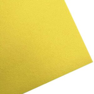 Hard Felt Cloth 2MM 30cm x 30cm - 26 Yellow