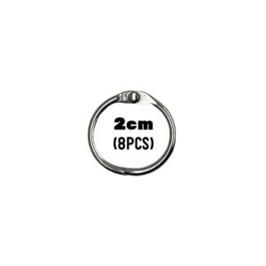 Hinged O Ring (100pcs) - 2cm x 8pcs