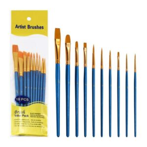 Nylon Brush Set (Assorted) - Mix 10pcs