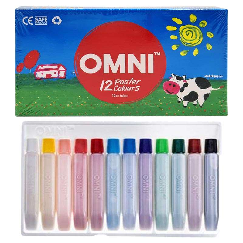 Omni Poster Colour Set 12ml - Image 3