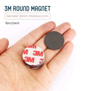 3M Round Magnet - 30mm x 8pcs
