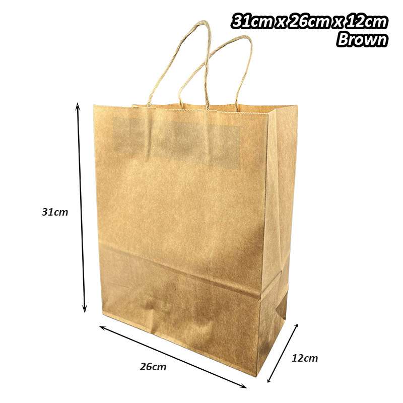 Kraft Paper Bag (10pcs/pkt)