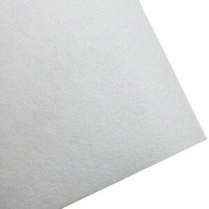 Hard Felt Cloth 2MM 30cm x 30cm - 38 White