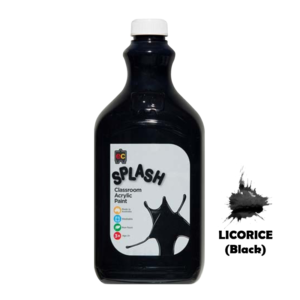 EC Splash Acrylic Paint 2L - Black