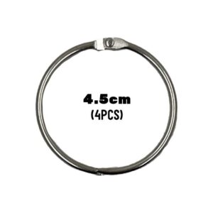 Hinged O Ring (100pcs) - 4.5cm x 4pcs