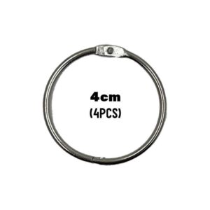 Hinged O Ring (100pcs) - 4cm x 4pcs