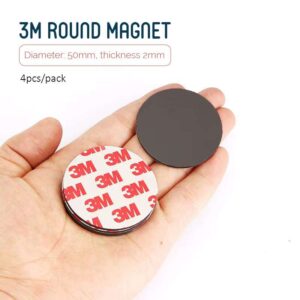 3M Round Magnet - 50mm x 4pcs