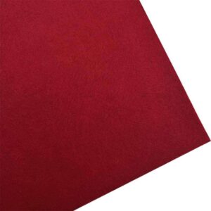 Hard Felt Cloth 2MM 30cm x 30cm - 54 Bright Red