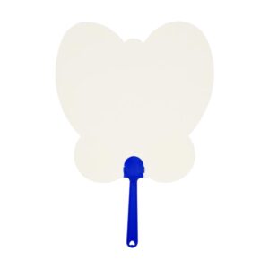 Paintable Paper Fan (20Pcs/Pkt) - Butterfly