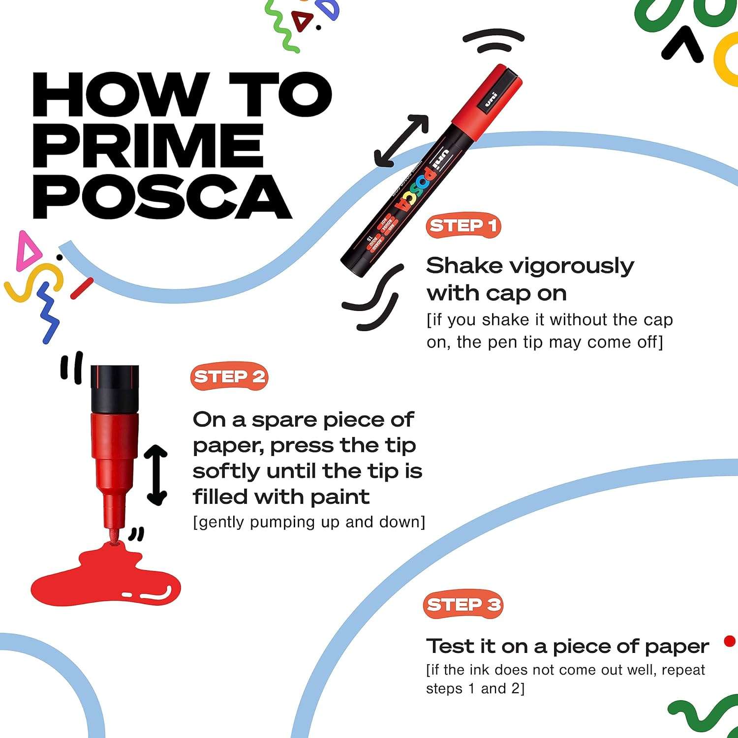 POSCA 8 Colour Set - Image 3