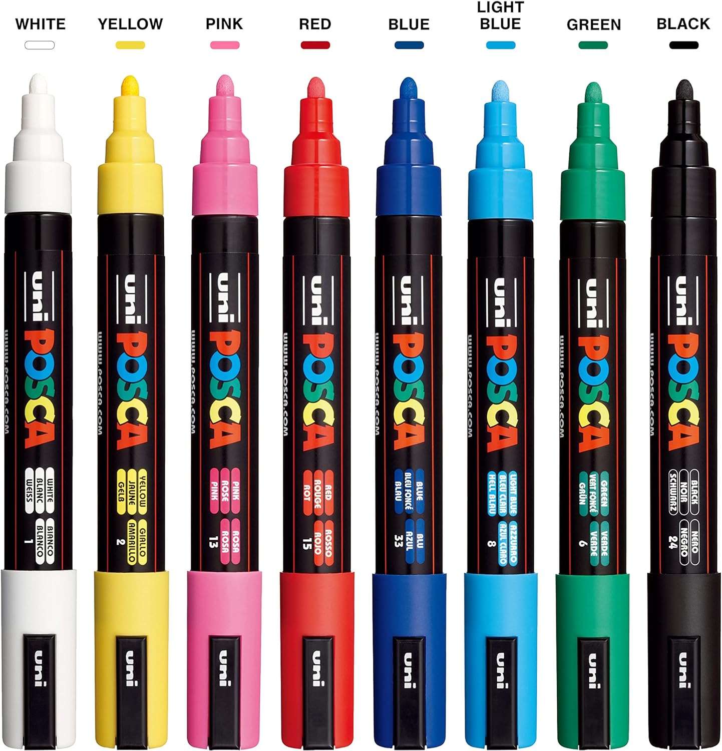 POSCA 8 Colour Set - Image 2