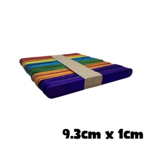 Ice Cream Stick (50pcs) - Coloured