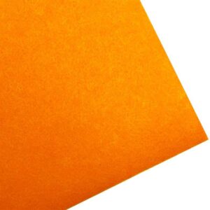 Hard Felt Cloth 2MM 30cm x 30cm - 03 Tangerine