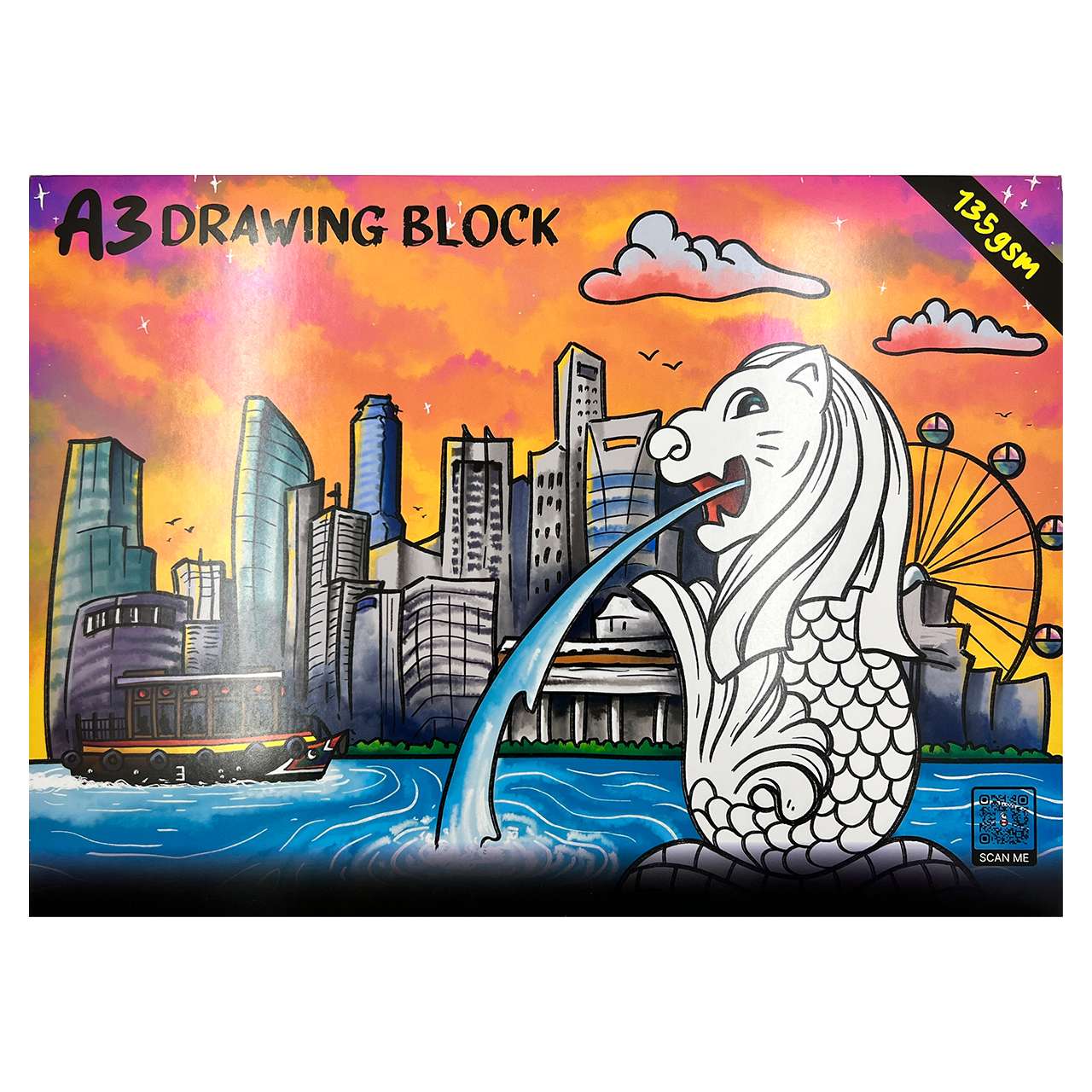 Saga Drawing Block A3