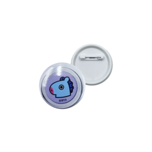 Badge Button Complete Set 100pcs/pkt - Button Plastic Back, 58mm