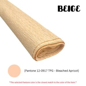 Crepe Paper (Thick) 250cm x 50cm - BEIGE