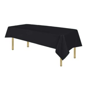 Plastic Table Cloth (137cm x 183cm) - Black