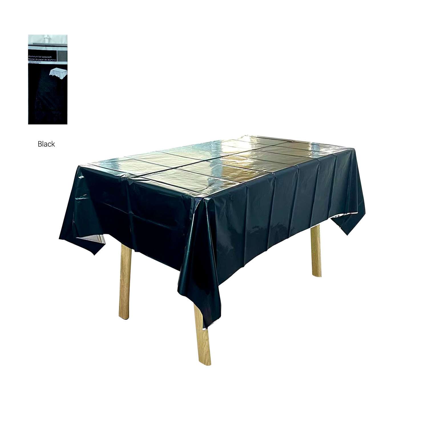 Foil Chrome Table Cloth (137cm x 183cm)