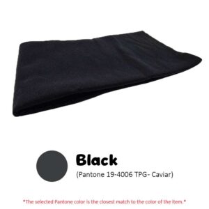 Soft Felt Cloth (90cmx100cmx1.4mm) - 81 Black