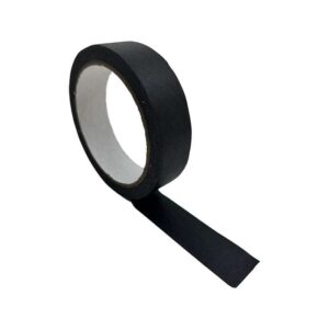 Coloured Masking Tape 20m - Black, 18mm