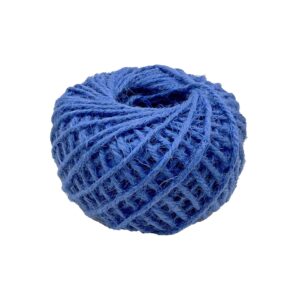 Coloured Jute Twine Ball 2mm - Blue