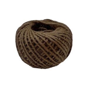 Coloured Jute Twine Ball 2mm - Brown