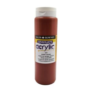 Daler Rowney Graduate Acrylic 500ml - Burnt Sienna