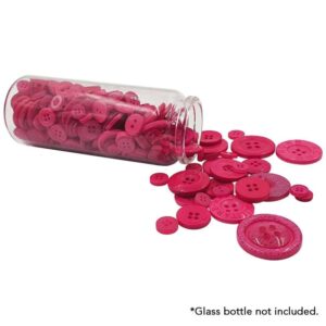 Assorted Button 300g - Pink