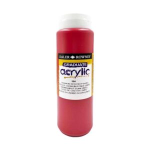 Daler Rowney Graduate Acrylic 500ml - Cadmium Red Deep Hue