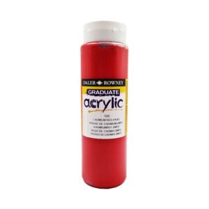 Daler Rowney Graduate Acrylic 500ml - Cadmium Red (Hue)