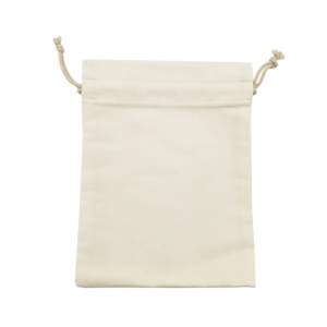 Canvas Drawstring Pouch  (15cm x 19cm)