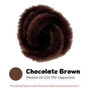 Pipecleaner Single Colour 6mm - Chocolate Brown