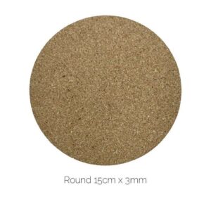 Cork Coaster - Round, 15cm x 3mm