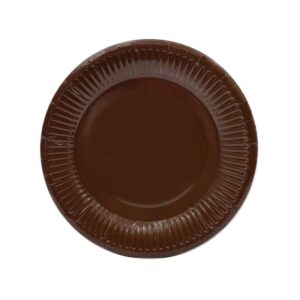 Paper Plates 6" (Coloured) 10Pcs/Pkt - Brown