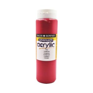 Daler Rowney Graduate Acrylic 500ml - Crimson