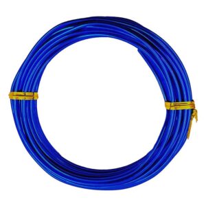 Aluminium Wire - Dark Blue, 1mm x 5m
