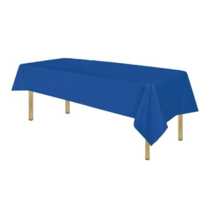 Plastic Table Cloth (137cm x 183cm) - Dark Blue