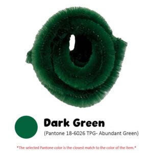 Pipecleaner Single Colour 6mm - Dark Green