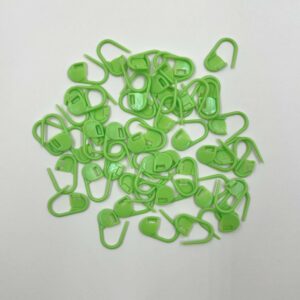 Plastic Crochet Clip (50Pcs) - Dark Green